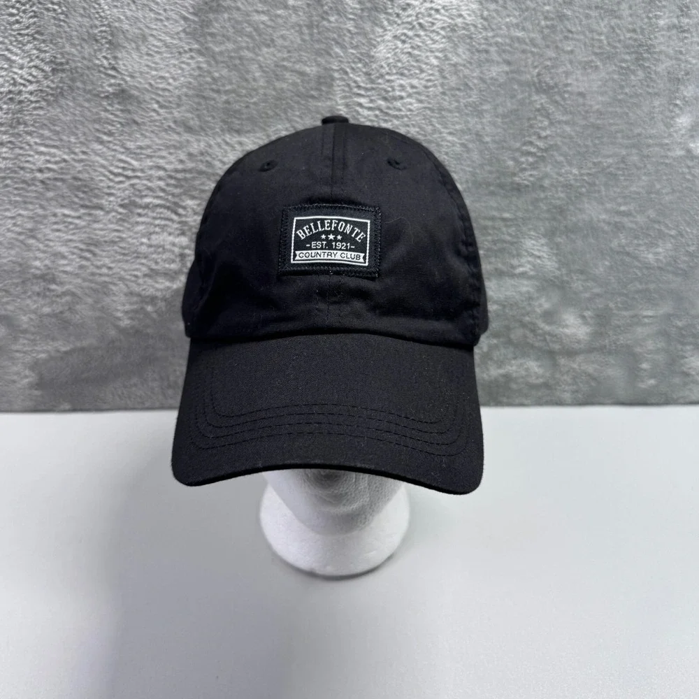 Imperial Bellefonte Country Club Hat Mens Black Adjustable Strap Back Cap 1921